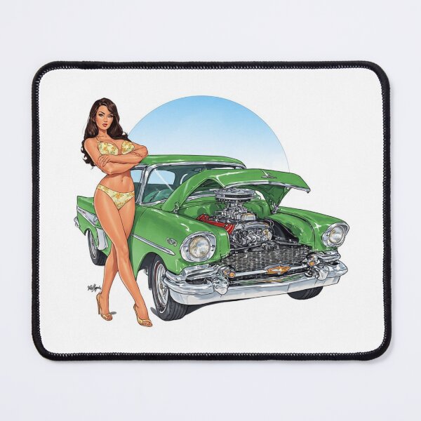 Item preview, Nice green Chevy car designed and sold by Kari's shop.