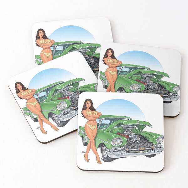 Item preview, Nice green Chevy car designed and sold by Kari's shop.
