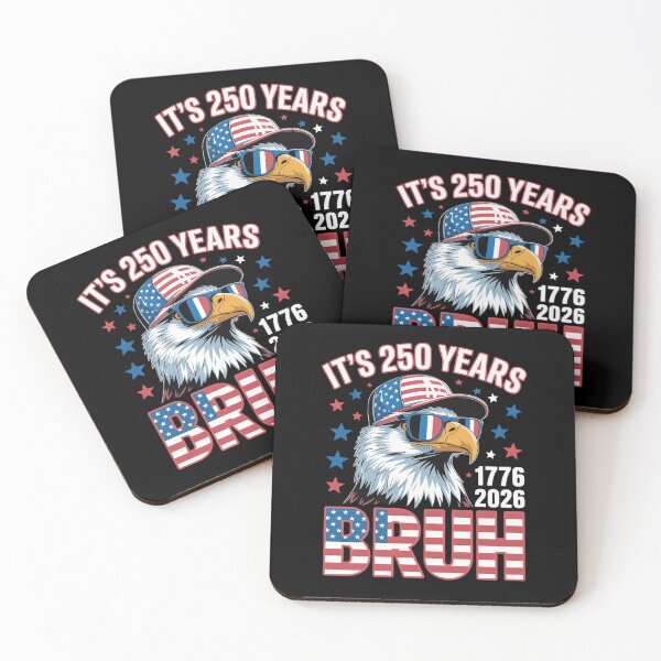 Item preview, 250 Years Bruh 250th Anniversary USA Eagle 4th of July designed and sold by fizzstocmathepa.