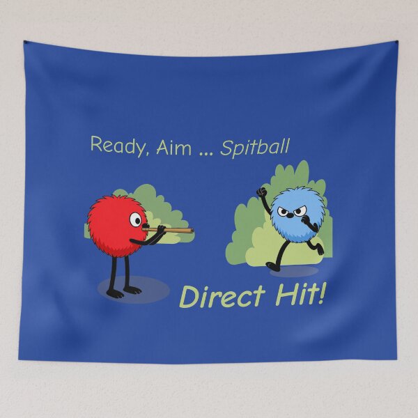 Item preview, Ready, Aim… Spitball – Direct Hit! Funny Prank T-Shirt designed and sold by TheThinglings.