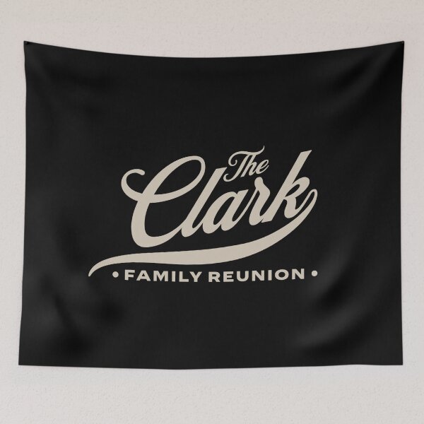 Item preview, Vintage Clark Family Reunion Coat of Arms or Crest Clark designed and sold by CattlettArt.