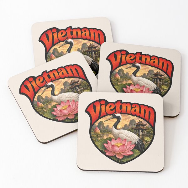 Item preview, Vietnam Crane and Lotus Flower designed and sold by Myra365Art.