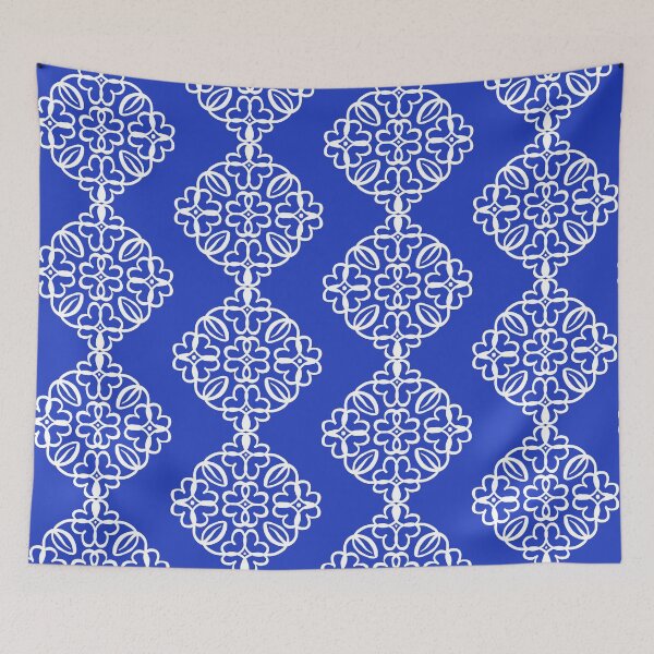 Item preview, Vibrant Kolam Floral Pattern | Line Art | Bohemian | designed and sold by geetasadashivan.