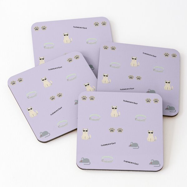 Item preview, Cat Items Claws I Love My Cat Sticker Pack Posters Wall Art Magnet Home Coffee Cup Decoration TShirt Stationary Notebook Magnet Hat Kitchen Work School Office Redbubble Shop designed and sold by Saritas Boutique Shop.