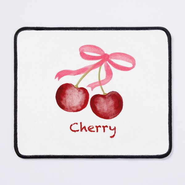 Item preview, Cherry coquette bow watercolor cute designed and sold by My Favorite Store.