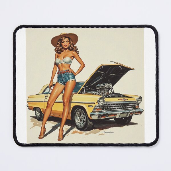 Item preview, Yellow chevy designed and sold by Kari's shop.