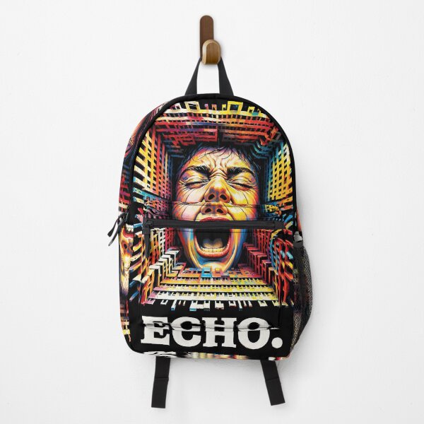 Item preview, Echo Geometric Scream Tunnel Surreal Pop Art designed and sold by RamyGallery.