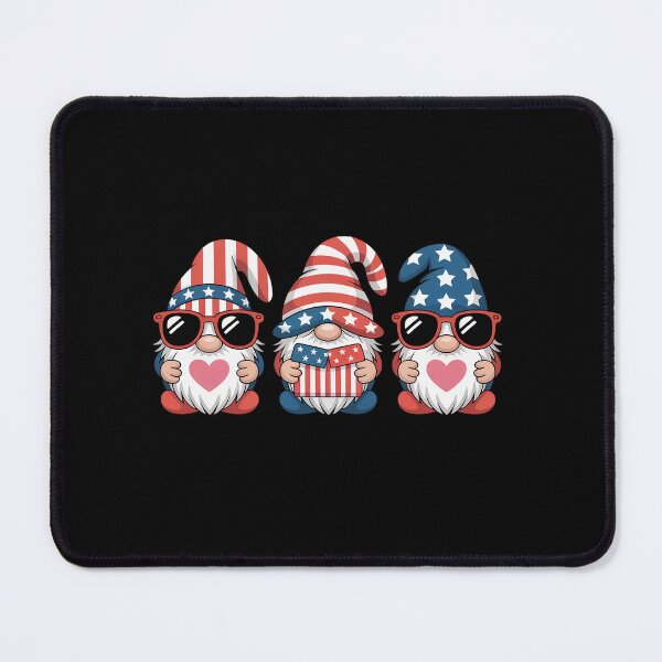 Item preview, Cute Three Rock Star Gnomes USA designed and sold by fferomananul.