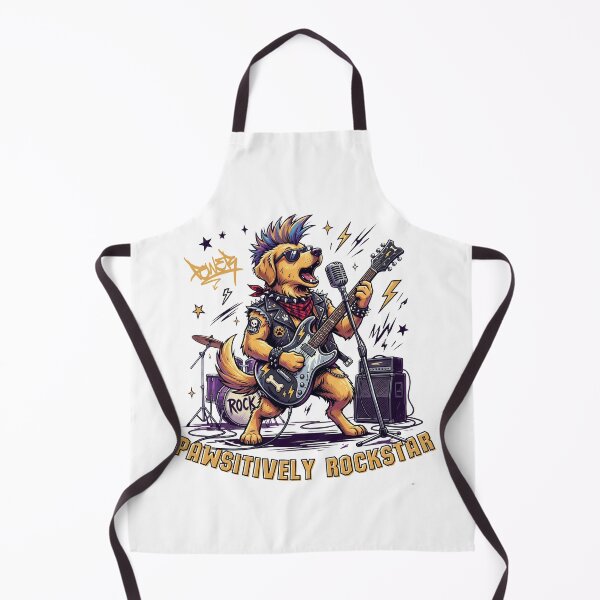 Item preview, Pawsitively Rockstar: Golden Retriever Punk Rock Dog Design designed and sold by VibranPalette.