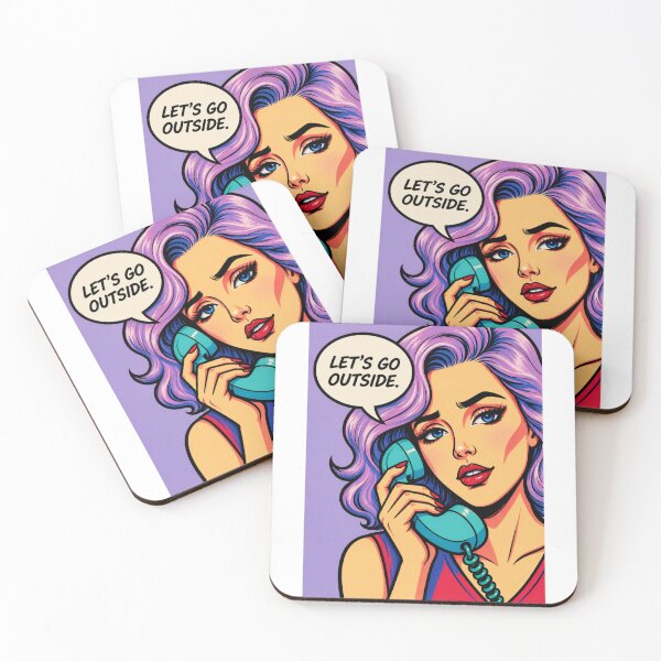 Item preview, Electric Violet Pop Art Girl – Retro Comic Portrait designed and sold by SabraDD.