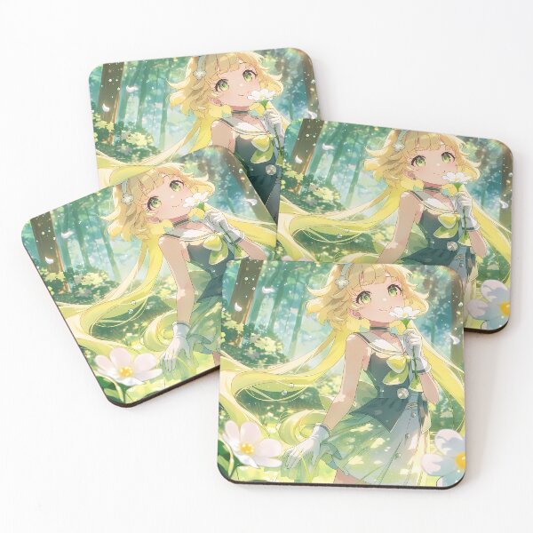 Item preview, Verina Wuthering Waves Forest Anime Girl Flower Sunlight designed and sold by TanglenRabbit.