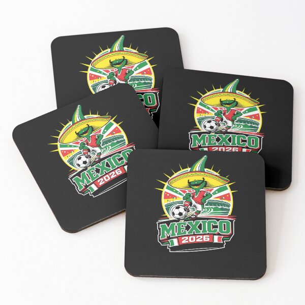 Item preview, Mexican Soccer Mascot 2026 - Sombrero Football Fan Art designed and sold by Sunnay1989.