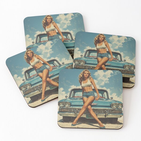Item preview, Blue chevy designed and sold by Kari's shop.