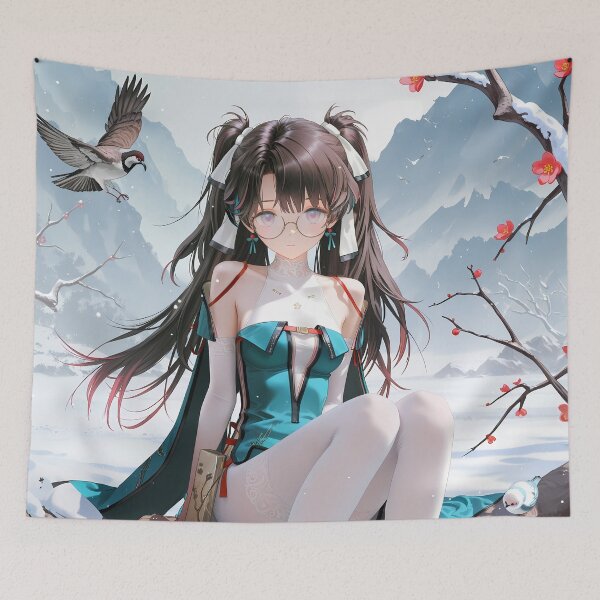Item preview, Zhezhi Wuthering Waves Winter Blossom Elegant Snow Scene designed and sold by TanglenRabbit.