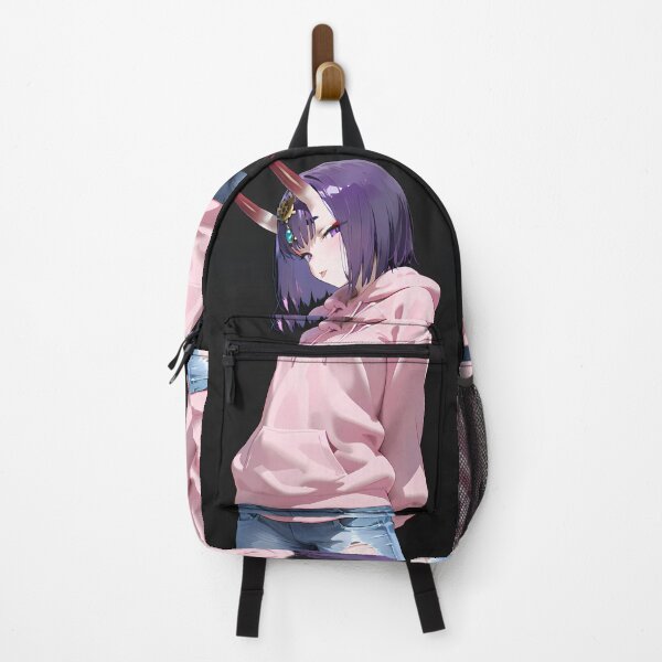 Item preview, Shuten Douji Fate Grand Order Pink Hoodie Urban Oni designed and sold by TanglenRabbit.