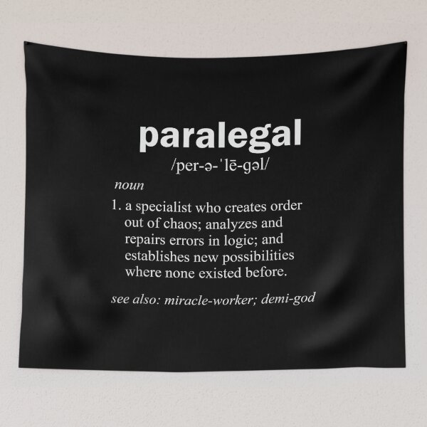 Item preview, Paralegal Dictionary Entry Funny Legal Assistant Gag Gift T-Shirt - Black - Men's - Small - Short Sleeve - Classic Fit - Cotton & Polyester - Unique Humorous Definition designed and sold by jspqf2952.