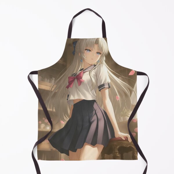 Item preview, Carlotta Wuthering Waves School Uniform Silver Hair Soft Anime Girl designed and sold by TanglenRabbit.