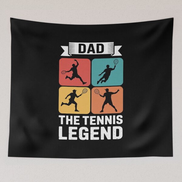 Item preview, Father Dad The Tennis Legend Father's Day Funny Tennis designed and sold by fferomananul.