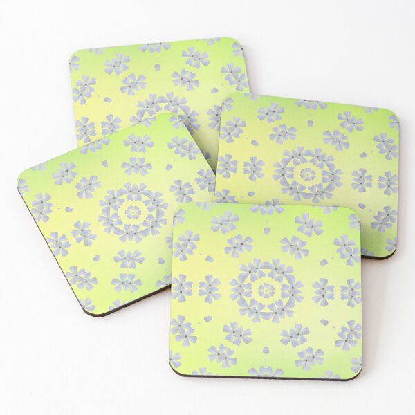 Item preview, White Phlox Floral Pattern – Fresh Green Mandala designed and sold by SilentBloomLab.