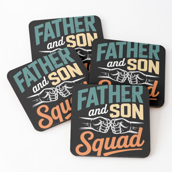 Item preview, Father Son Squad Dad Sons Father's Day Matching Father Son designed and sold by fferomananul.