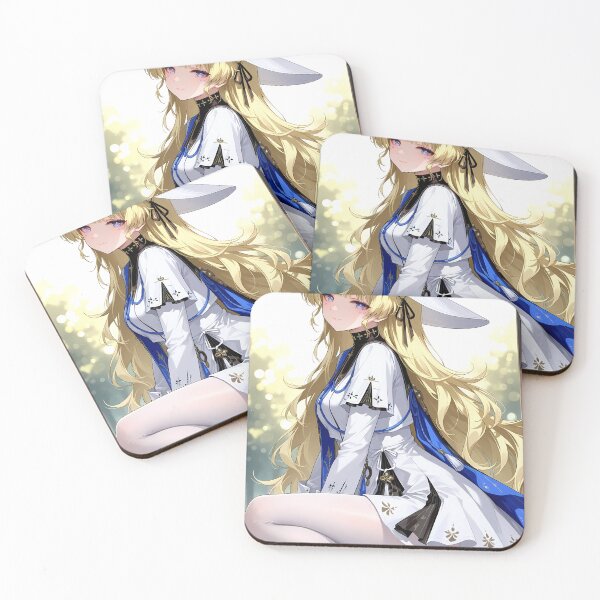 Item preview, Phoebe Wuthering Waves Golden Light White Dress Elegant Pose designed and sold by TanglenRabbit.
