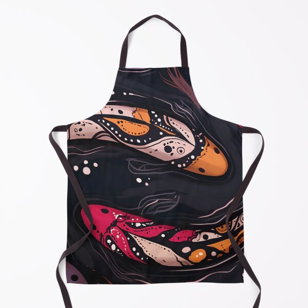 Item preview, Zen Yin Yang Koi Fish Lotus Illustration designed and sold by LuminousFoundry.