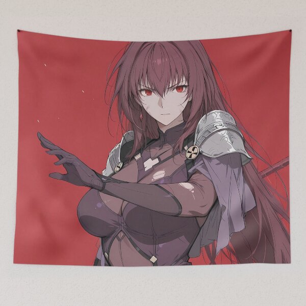 Item preview, Scathach Fate Grand Order Red Battle Stance designed and sold by TanglenRabbit.
