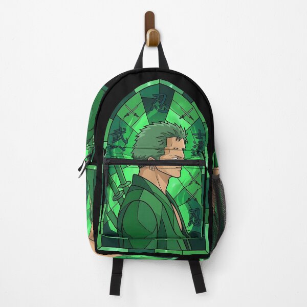 Item preview, Roronoa Zoro One Piece Emerald Kanji Stained Glass Focus designed and sold by mildaclairmo.