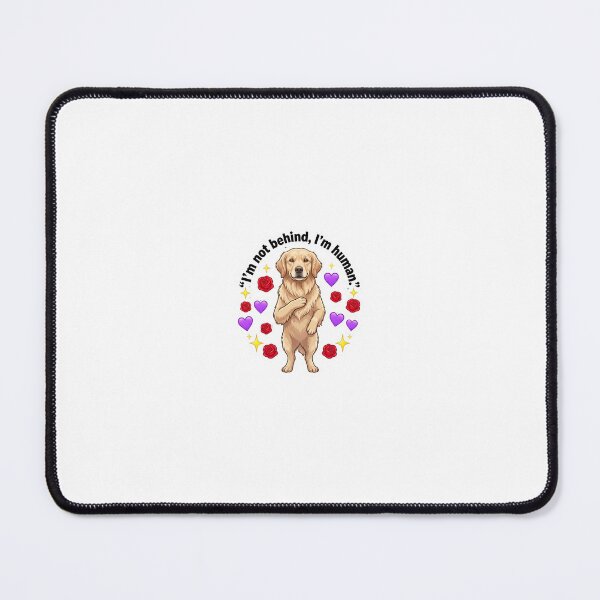 Item preview, Golden retriever human message bright sticker design designed and sold by wildbest.