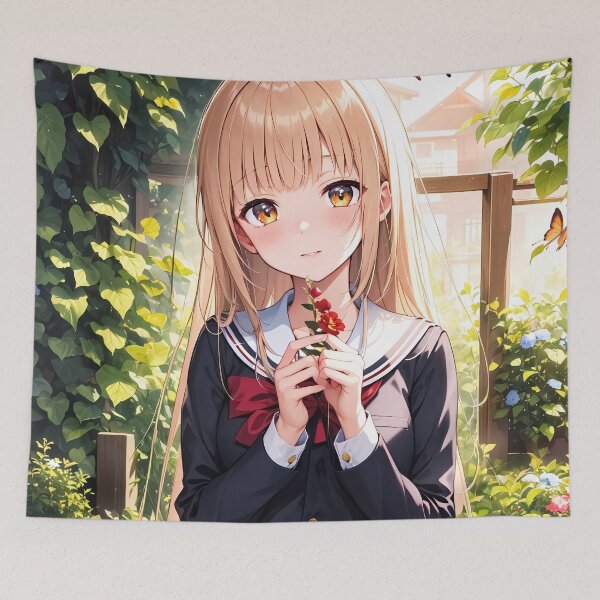 Item preview, Mahiru Shiina Angel Next Door Garden Uniform Butterfly Glow designed and sold by TanglenRabbit.