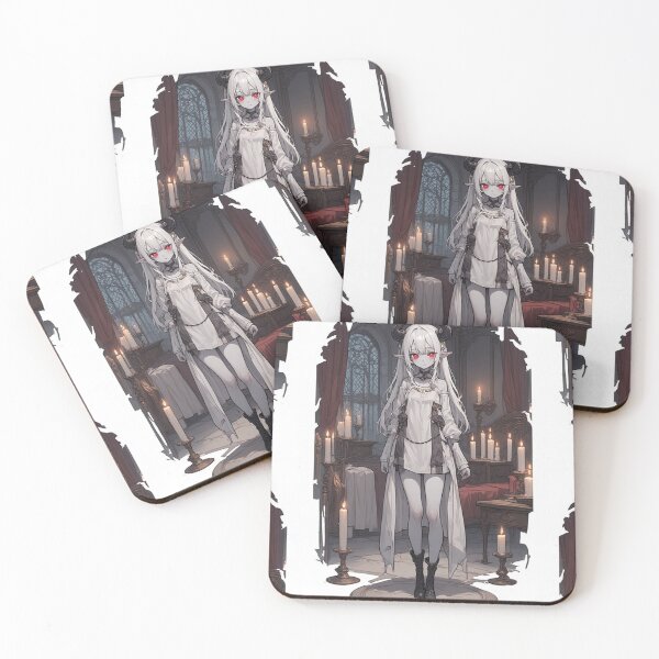 Item preview, Demon girl and room with candles designed and sold by ArtsJulian.