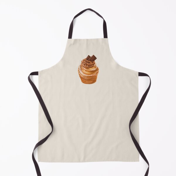Item preview, Chocolate Cruffin Illustration – Chocolate Dessert Pastry Art, Cute Bakery Food Drawing, Cruffin Sticker designed and sold by simplepaperplan.