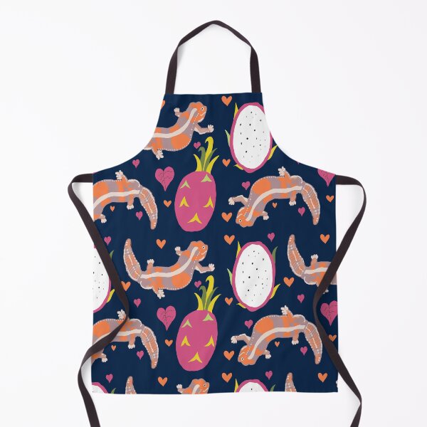 Item preview, Mysterious Colorful Night Jungle with Lizard and Dragon Fruit designed and sold by Designs by Sara Felton.