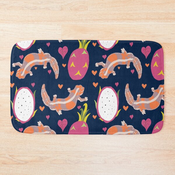 Item preview, Mysterious Colorful Night Jungle with Lizard and Dragon Fruit  designed and sold by Designs by Sara Felton.