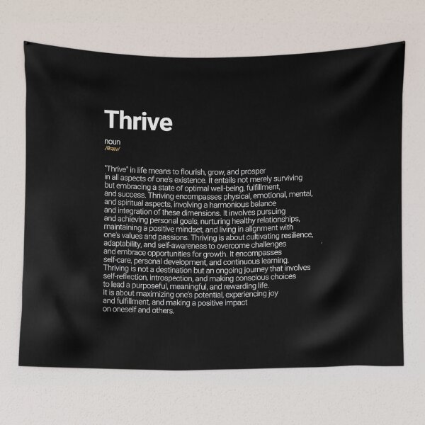 Item preview, thrive Funny dictionary definition designed and sold by jspqf2952.