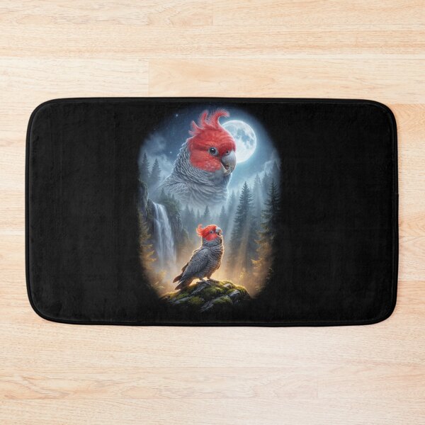 Item preview, Funny Gang gang Cockatoo Howling Moon Art Parrot Lover designed and sold by DoodleTortle.