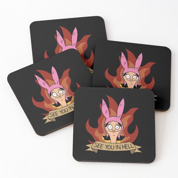 Item preview, Louise Belcher - See You In Hell - Bobs Burgers Fan Art designed and sold by Sunnay1989.