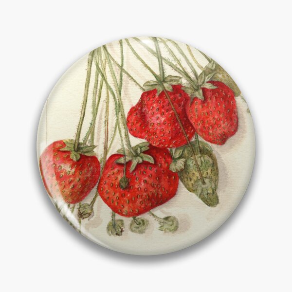 Item preview, Fragaria Francis Wild Strawberry Botanical Illustration designed and sold by Glimmersmith.