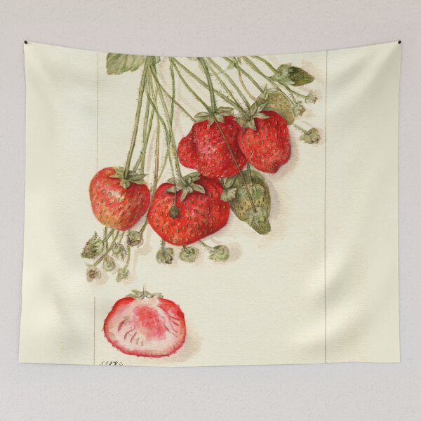 Item preview, Fragaria Francis Wild Strawberry Botanical Illustration designed and sold by Glimmersmith.