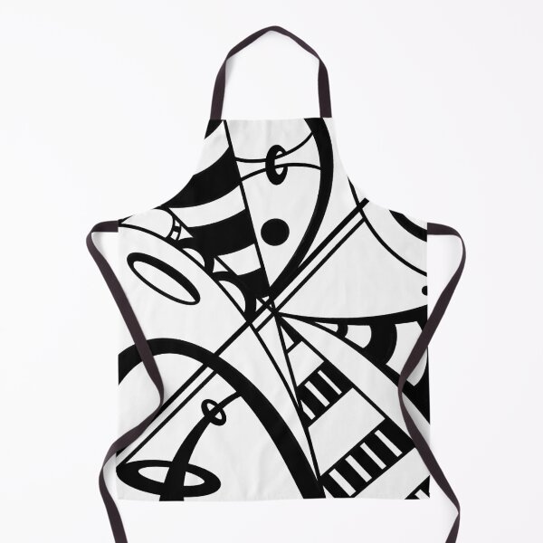Item preview, Modern Black and White Abstract Geometric Line Art Pattern designed and sold by Moon-Petal.