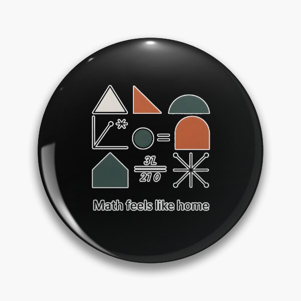 Item preview, Math Feels Like Home Minimal Geometry Math Lover Aesthetic Design designed and sold by ImaginedSpace7.