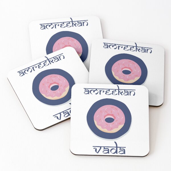 Item preview, Amreekan Vada | Donut | Funny Desi Food Mashup Design designed and sold by geetasadashivan.
