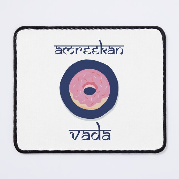 Item preview, Amreekan Vada | Donut | Funny Desi Food Mashup Design designed and sold by geetasadashivan.