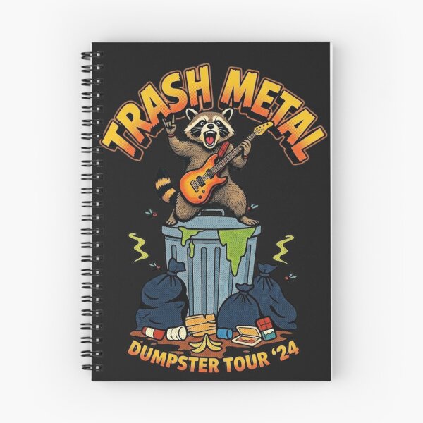 Item preview, Trash Metal: Dumpster Tour ’24 Raccoon Rocker designed and sold by 2msons.