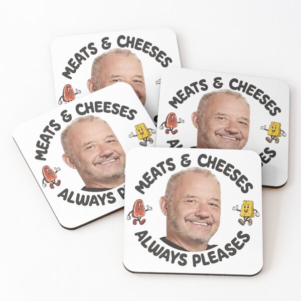 Item preview, Meats And Cheeses Always Pleases Bob Mortimer Funny Food designed and sold by Achkalona.