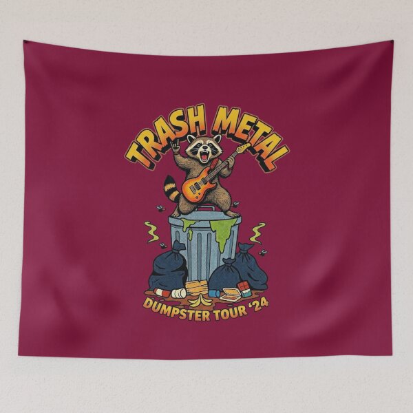 Item preview, Trash Metal: Dumpster Tour ’24 Raccoon Rocker designed and sold by 2msons.