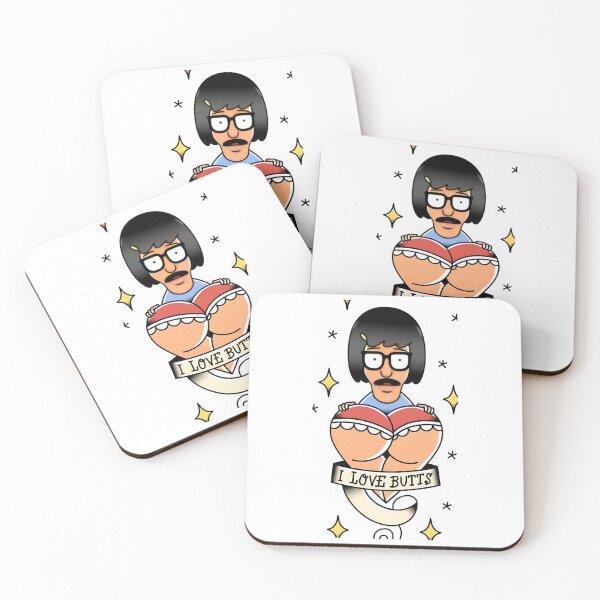 Item preview, Tina Belcher - I Love Butts - Bob's Burgers Funny Fan Art designed and sold by Sunnay1989.