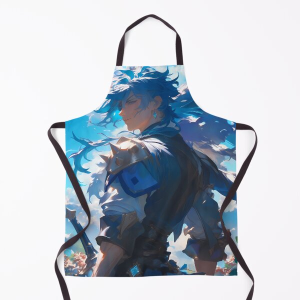 Item preview, Kaeya Genshin Impact Blue Sky Petals Cool Pose Anime Boy designed and sold by TanglenRabbit.