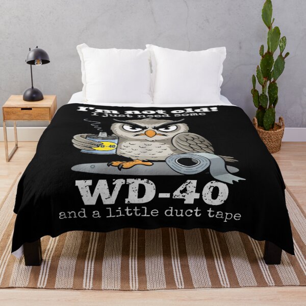Item preview, I'm Not Old I Just Need WD-40 Funny Owl, Aging Humor Duct Tape Joke Gift designed and sold by CCChillingfrog.