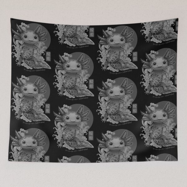Item preview, The Shadow Sovereign: Irezumi Axolotl & Midnight Tides designed and sold by HexOne.